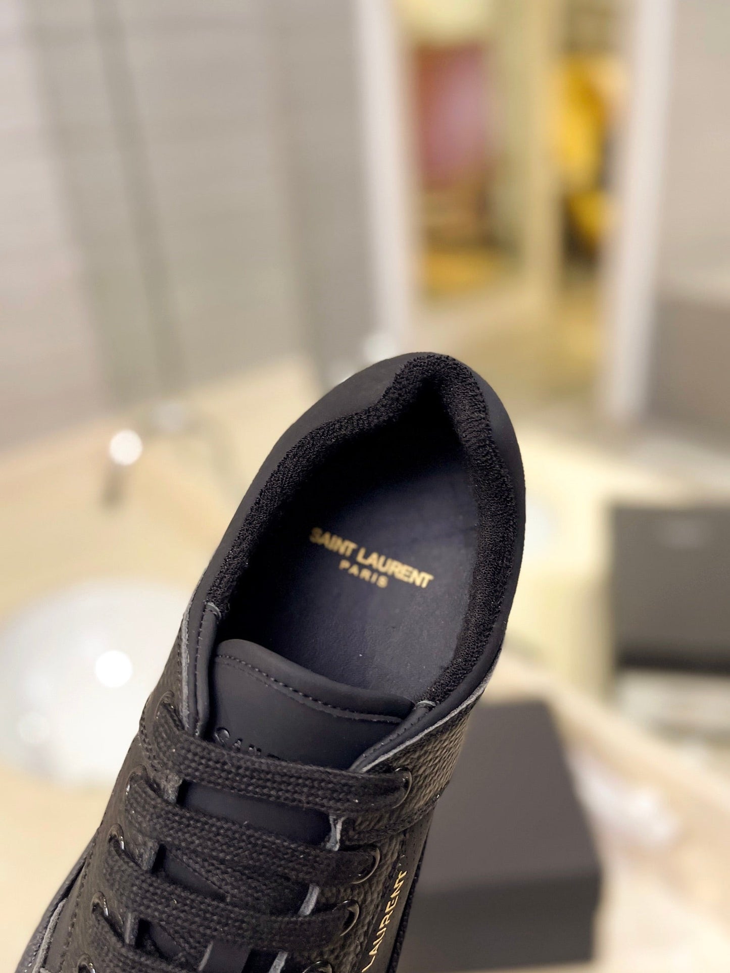 SL SL/61 SNEAKERS BLACK CALFSKIN - 35