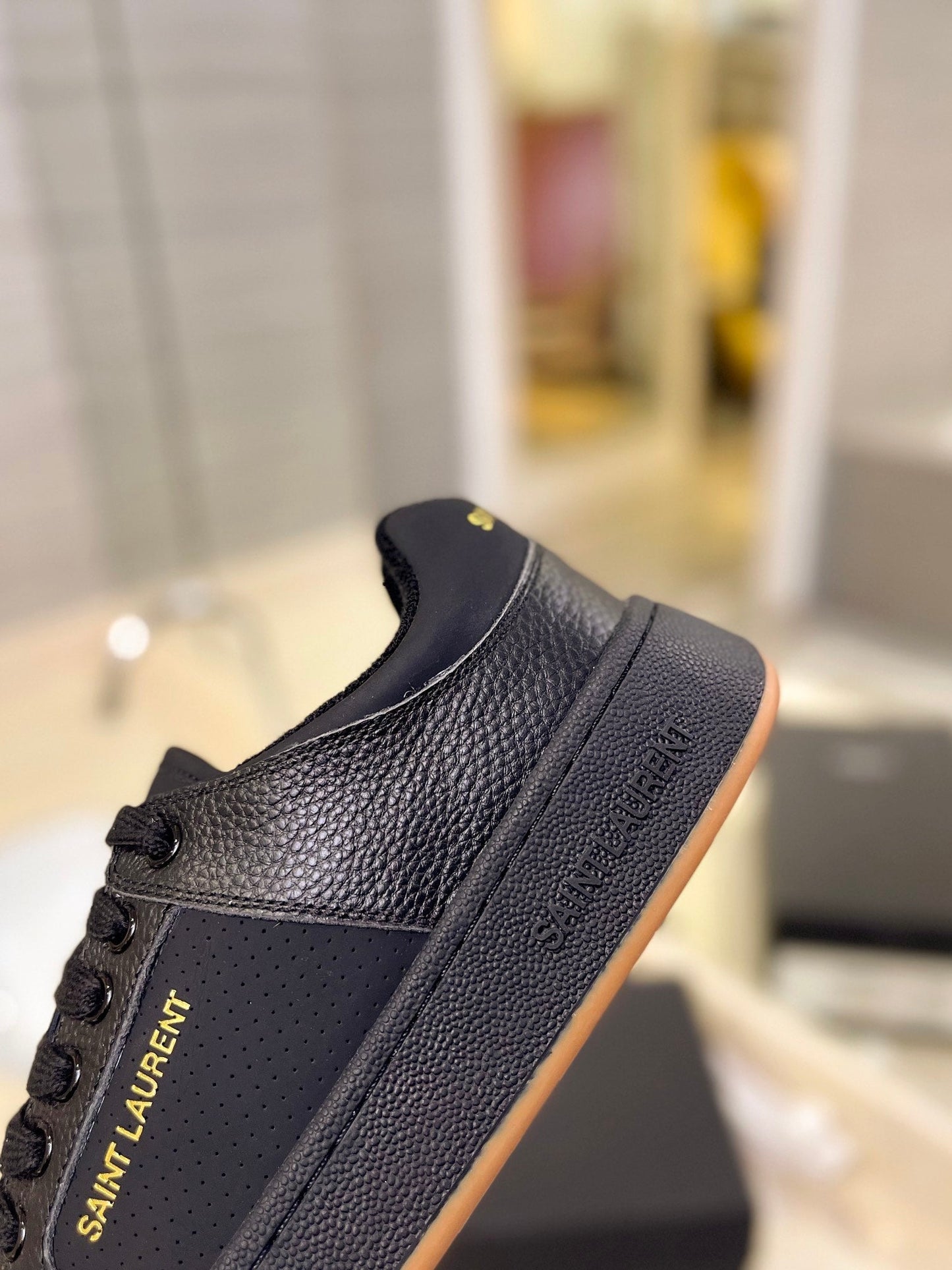 SL SL/61 SNEAKERS BLACK CALFSKIN - 35