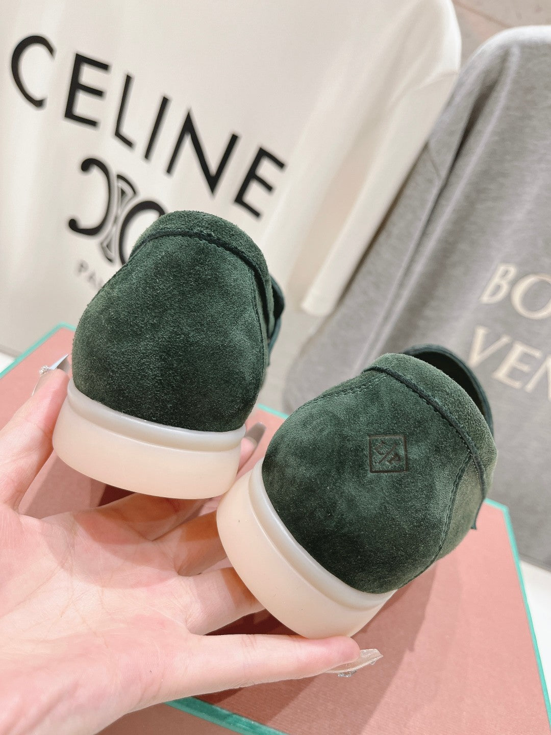 LP SUMMER CHARMS WALK LOAFERS HUNTER GREEN SUEDE - 35