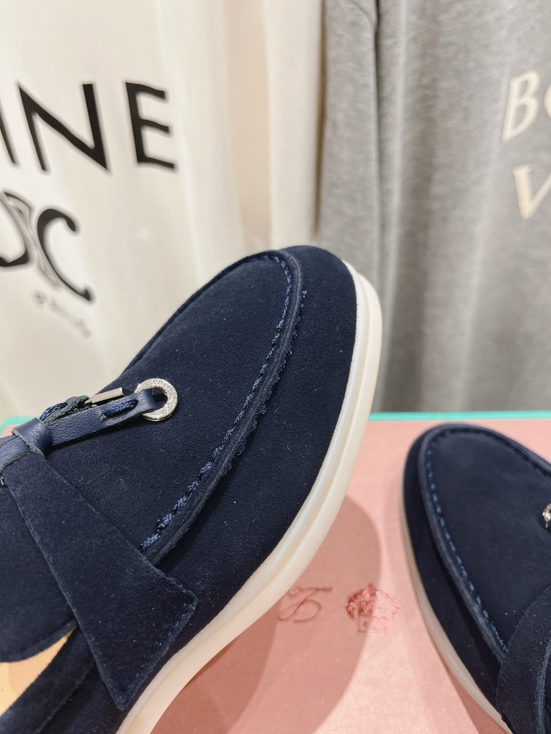 LP SUMMER CHARMS WALK LOAFERS DENIM SUEDE - 35