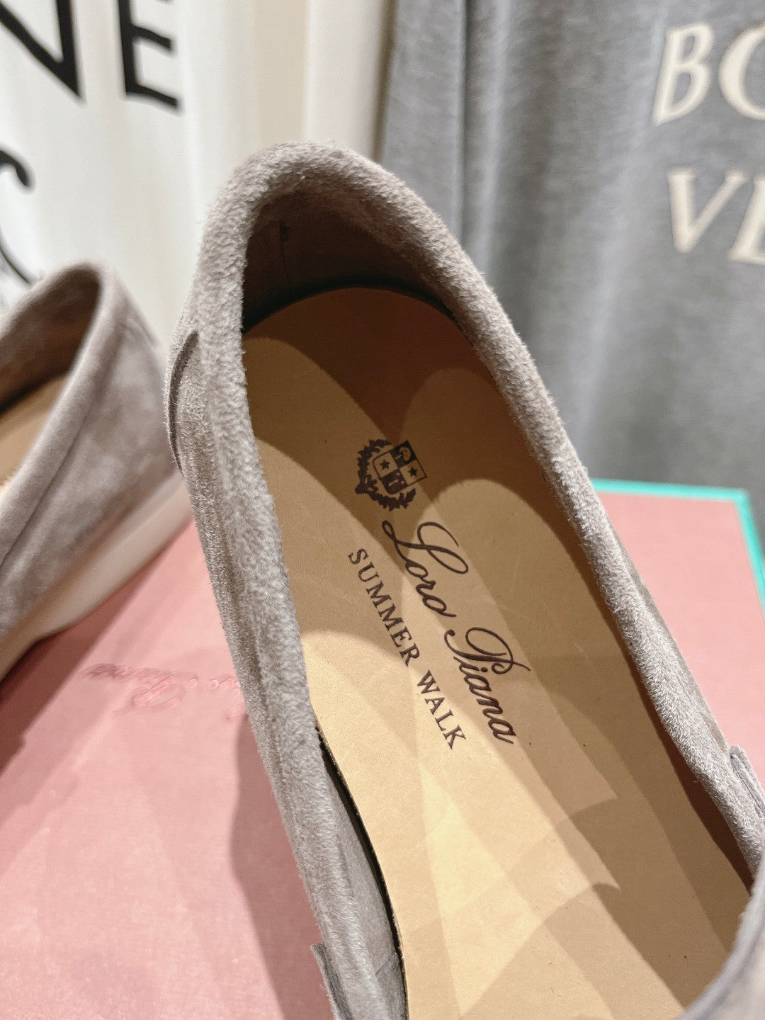 LP SUMMER CHARMS WALK LOAFERS GRAY SUEDE - 35
