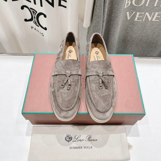 LP SUMMER CHARMS WALK LOAFERS GRAY SUEDE - 35