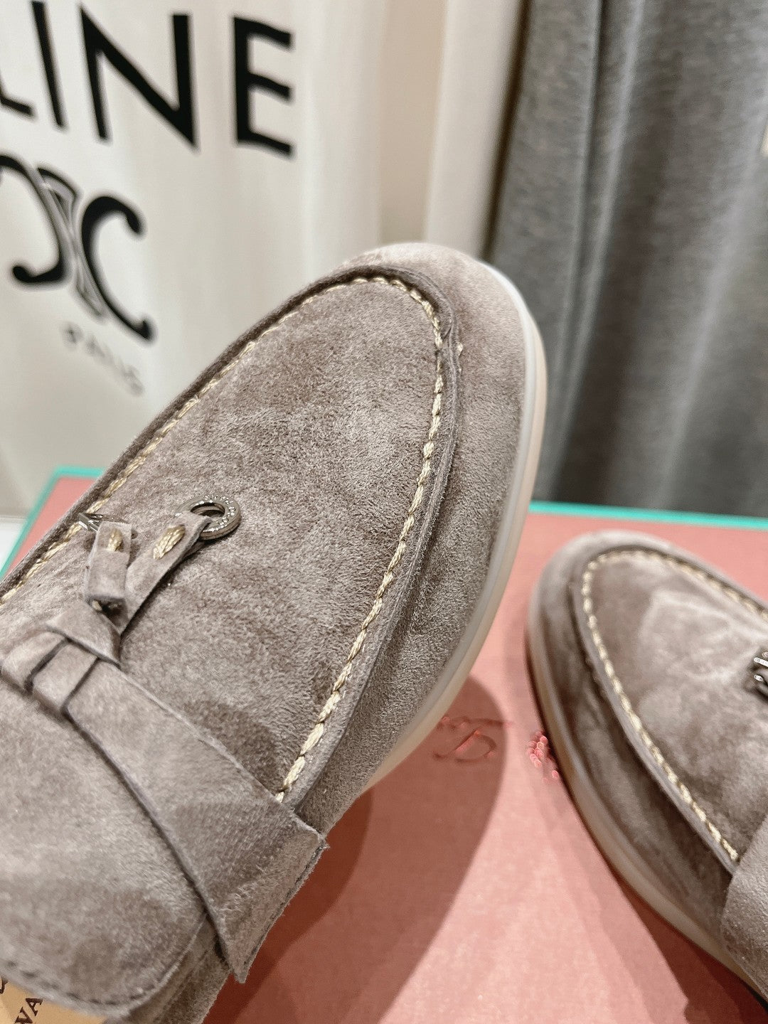 LP SUMMER CHARMS WALK LOAFERS GRAY SUEDE - 35