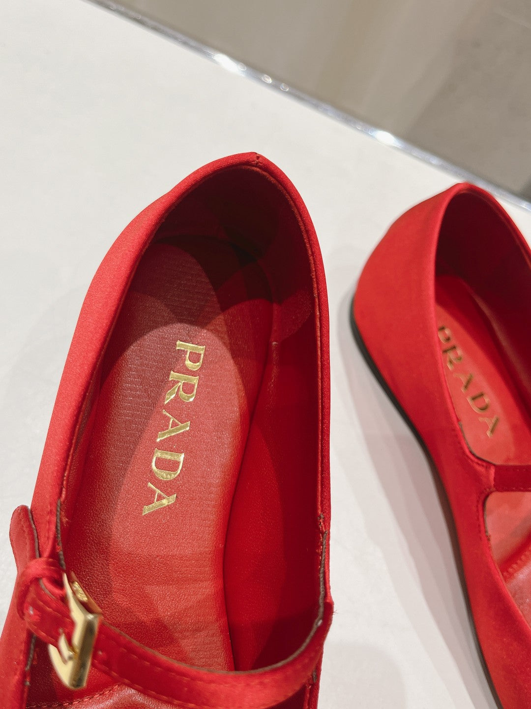 PRA SATIN BALLERINAS CRIMSON - 34