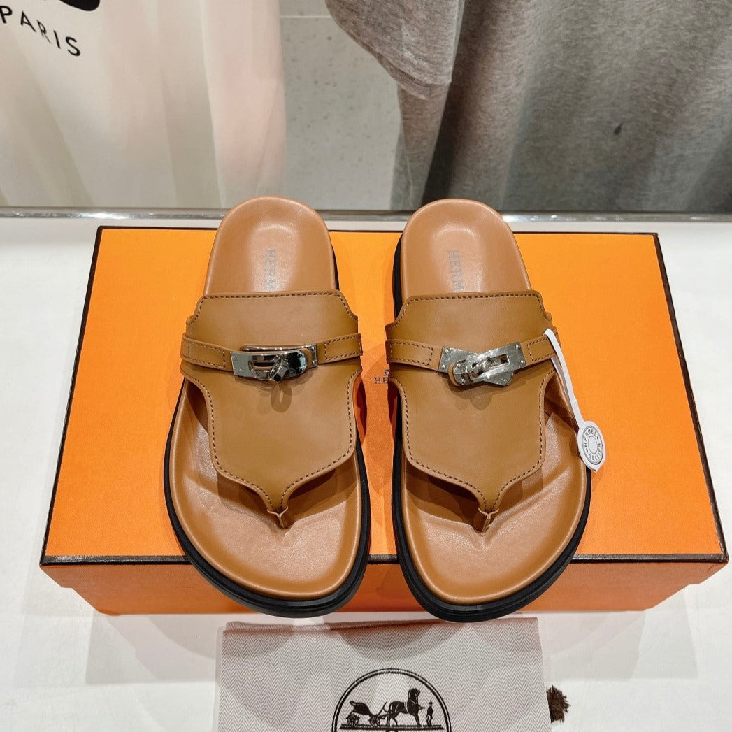 EMPIRE SANDAL CARAMEL CALFSKIN - 35