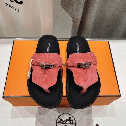 EMPIRE SANDAL BLACK MIX PINK SUEDE - 35