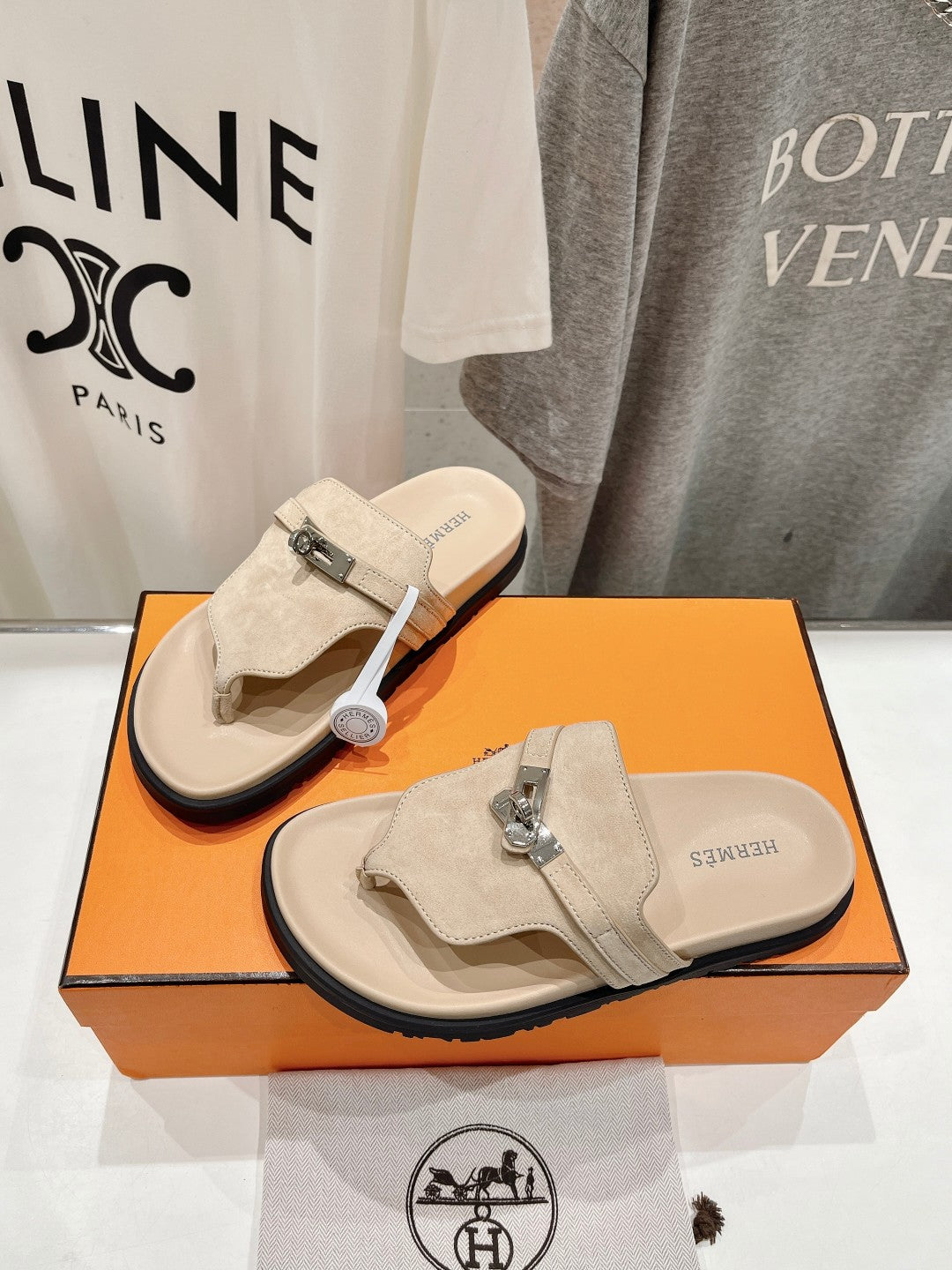 EMPIRE SANDAL PASTEL PINK SUEDE - 35