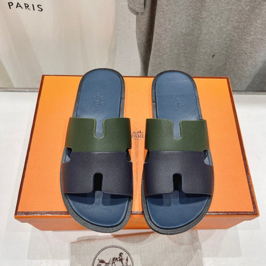 IZMIR SANDAL AEGEAN MIX HUNTER MIX PEACOCK LAMBSKIN - 35