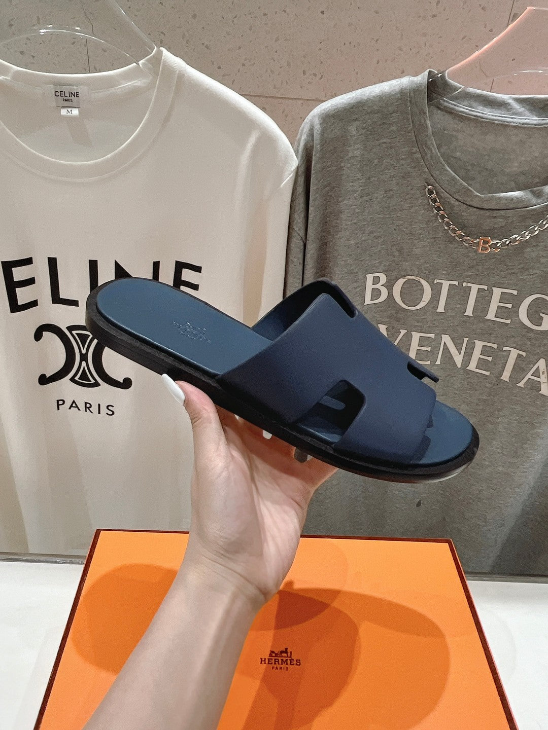 IZMIR SANDAL INDIGO LAMBSKIN - 35