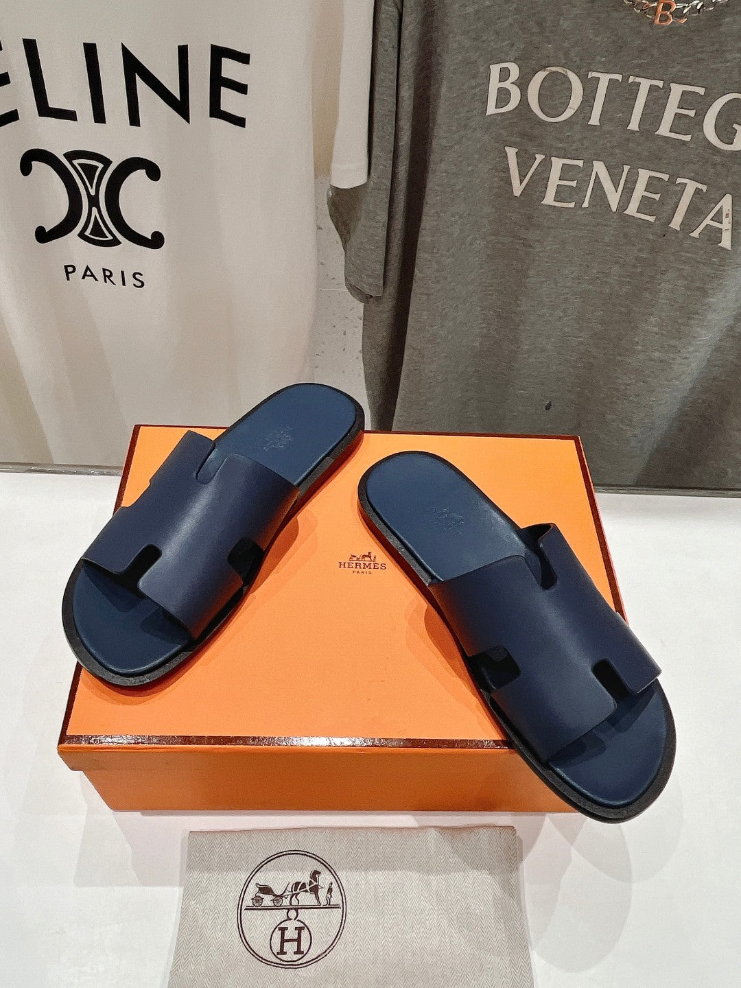 IZMIR SANDAL INDIGO LAMBSKIN - 35