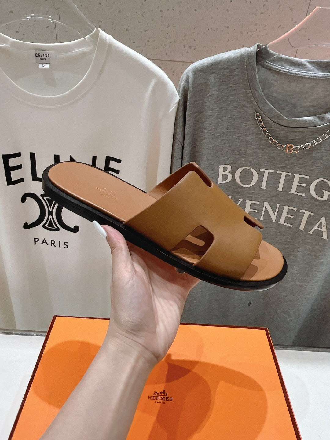 IZMIR SANDAL CARAMEL LAMBSKIN - 35