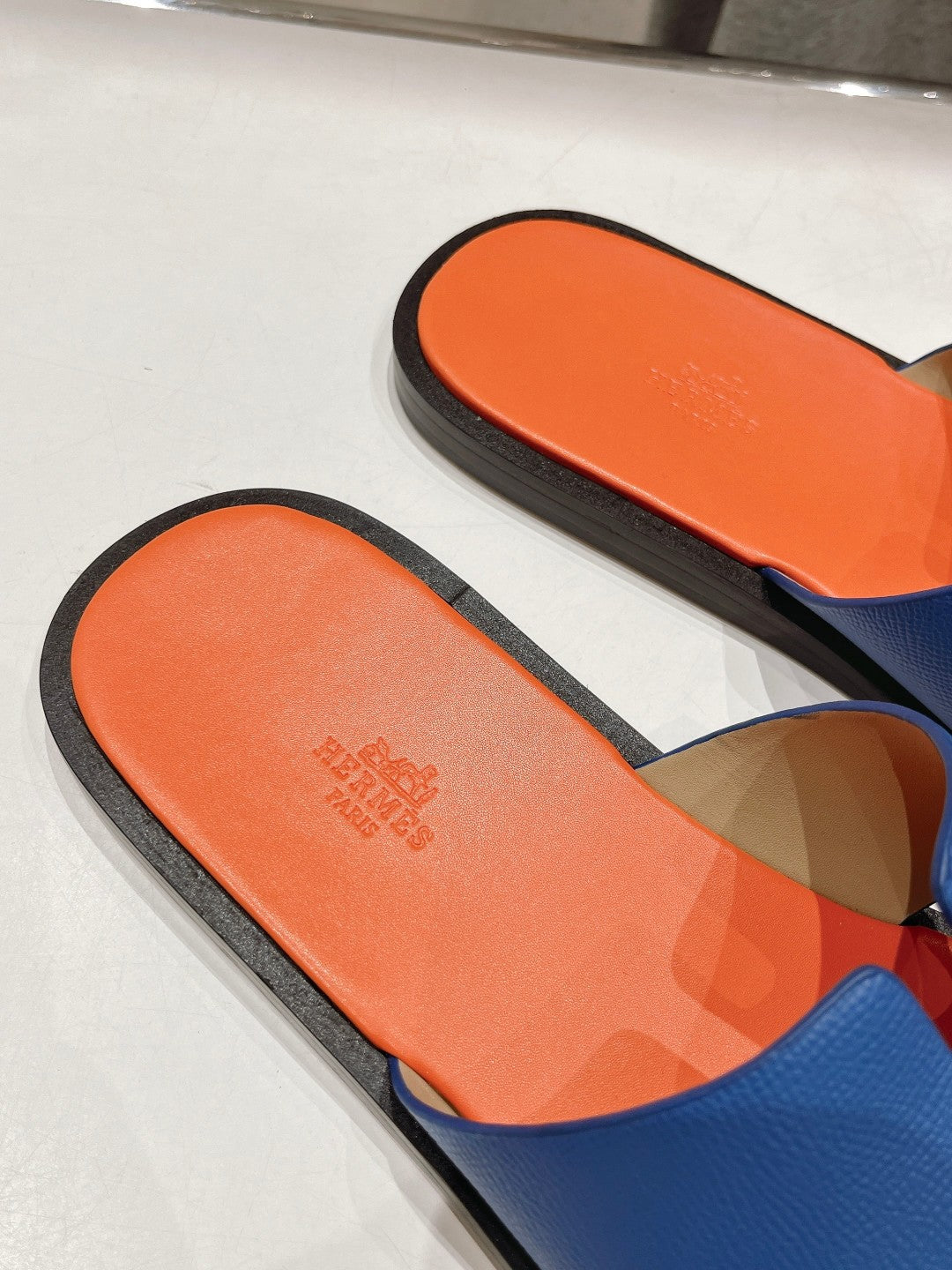 IZMIR SANDAL LIGHT ORANGE MIX LAPIS LAMBSKIN - 35