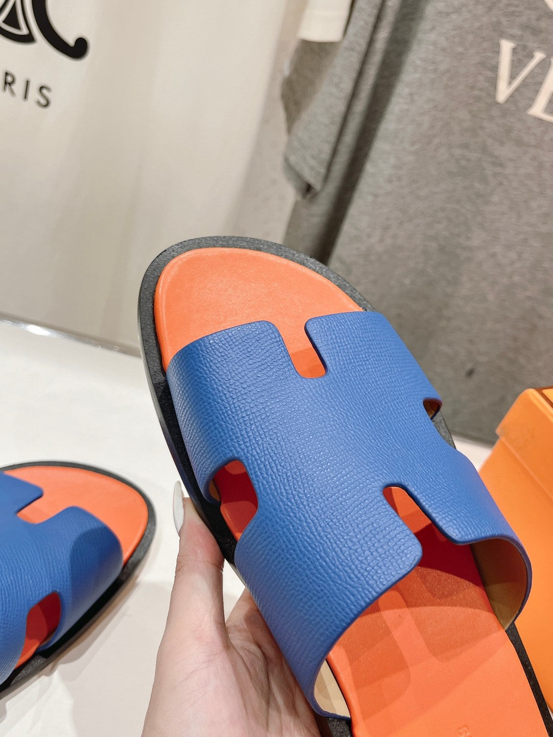 IZMIR SANDAL LIGHT ORANGE MIX LAPIS LAMBSKIN - 35