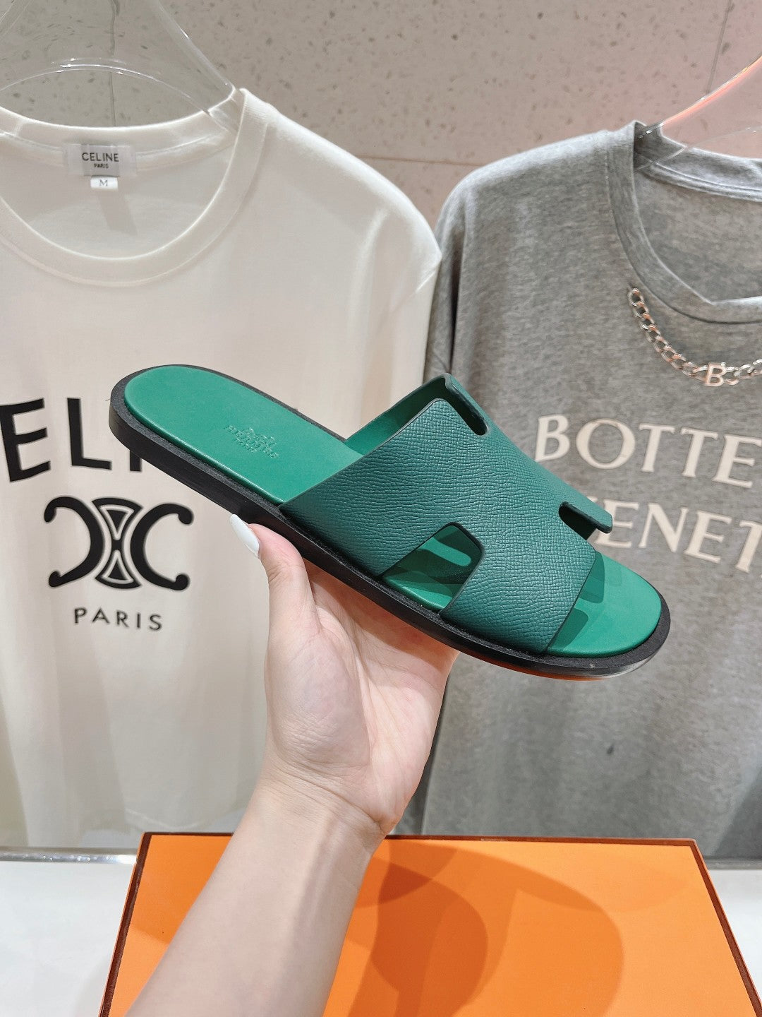 IZMIR SANDAL OCEAN LAMBSKIN - 35