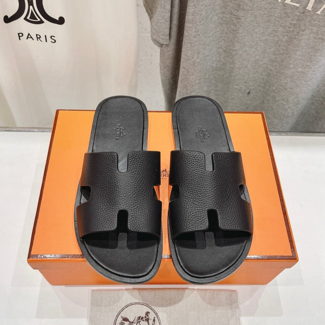 IZMIR SANDAL BLACK LAMBSKIN - 35