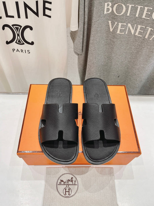 IZMIR SANDAL BLACK LAMBSKIN - 35