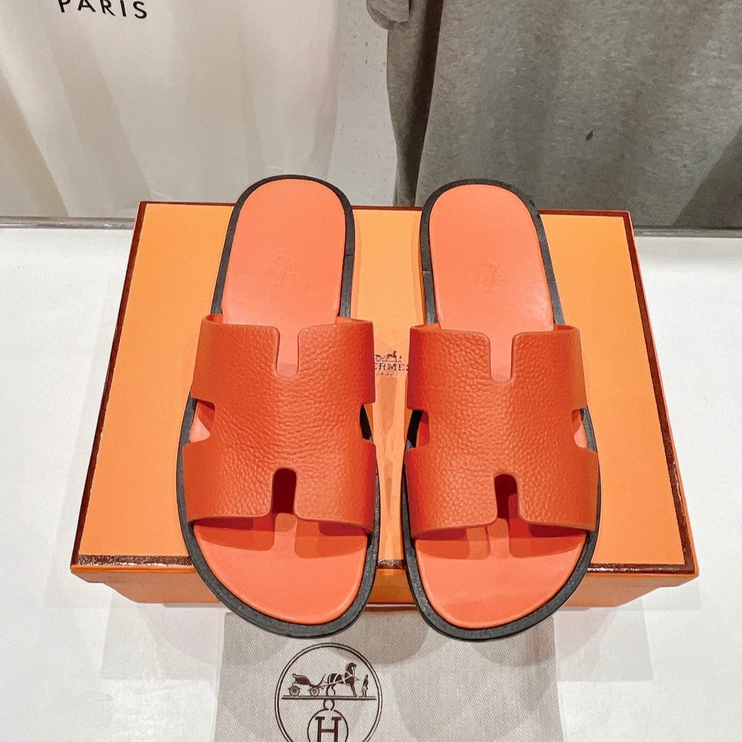 IZMIR SANDAL ORANGE LAMBSKIN - 35