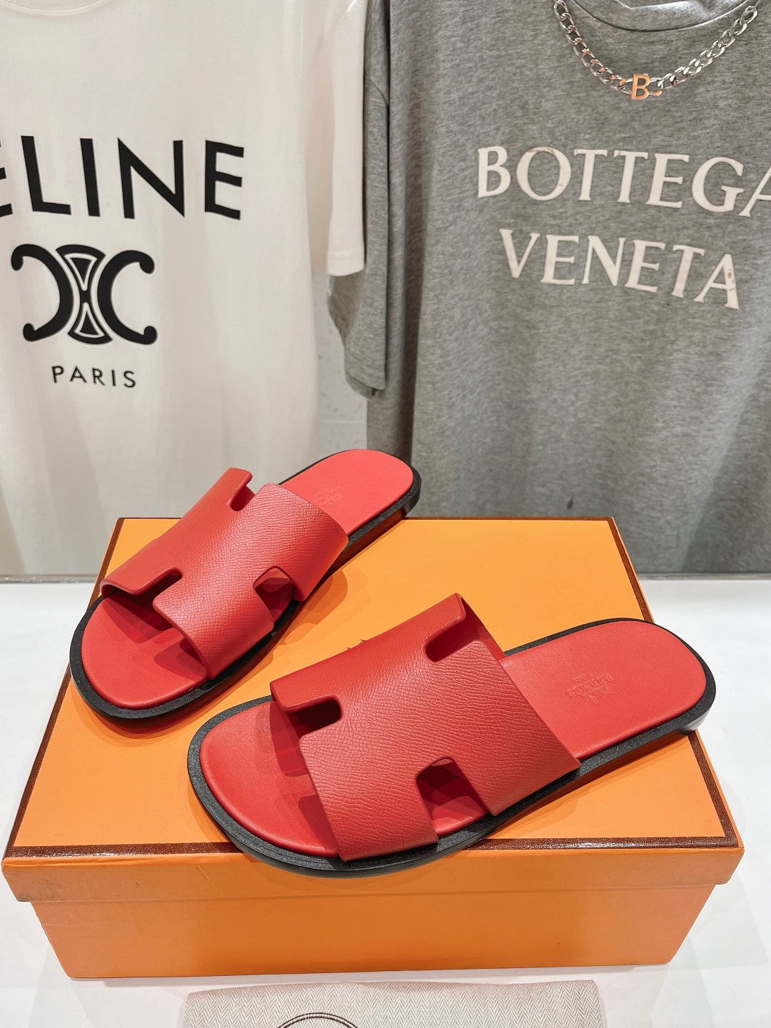 IZMIR SANDAL CRIMSON LAMBSKIN - 35