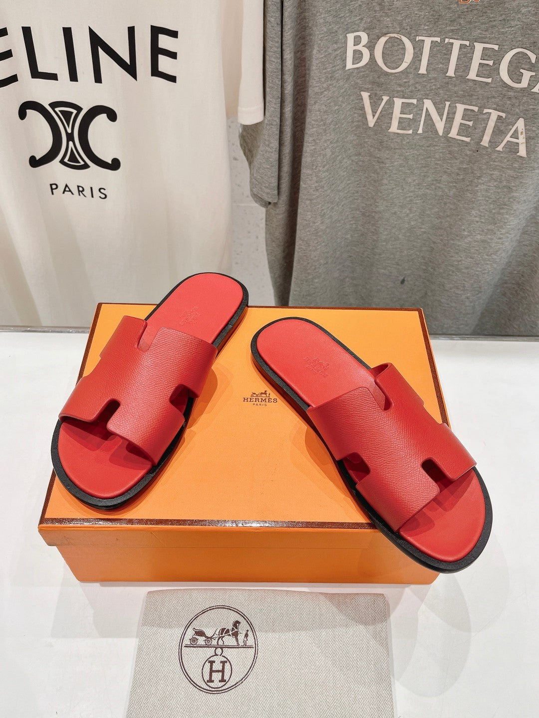 IZMIR SANDAL CRIMSON LAMBSKIN - 35