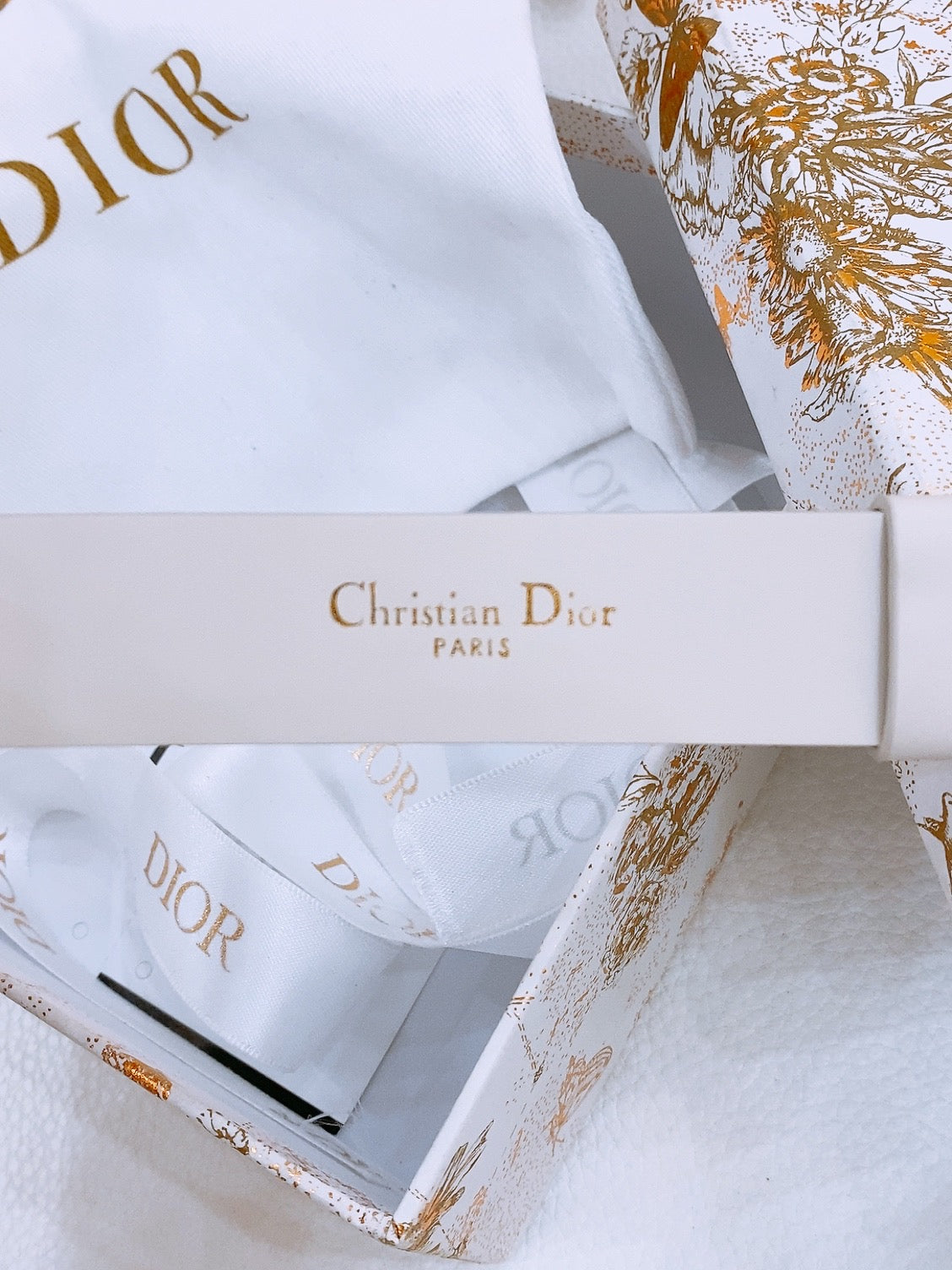 DIOR 25S BELT 25 MM IN WHITE CALFSKIN 561820 - 30