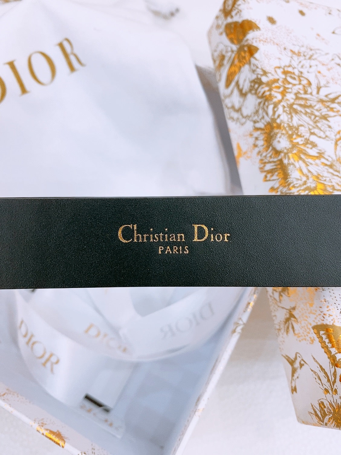 DIOR 25S BELT 25 MM IN BLACK CALFSKIN 561821 - 30