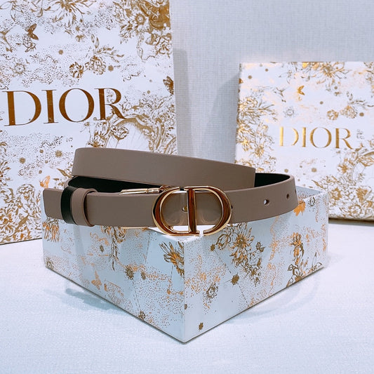 DIOR 25S BELT 20 MM IN GREY BROWN CALFSKIN 572894 - 30