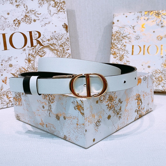 DIOR 25S BELT 20 MM IN LIGHT BLUE GREY CALFSKIN 572897 - 30