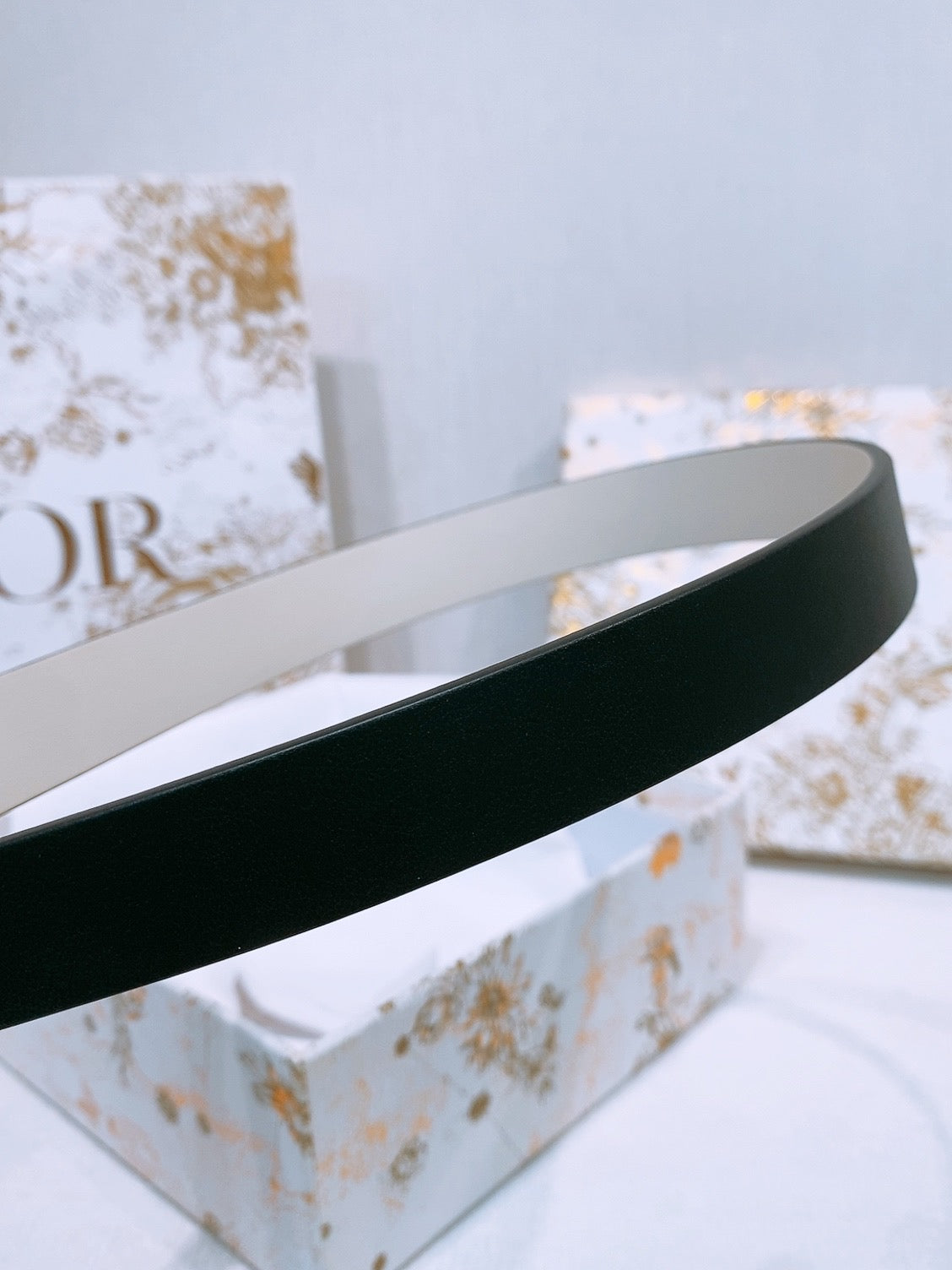 DIOR 25S BELT 20 MM IN BLACK CALFSKIN 572899 - 30