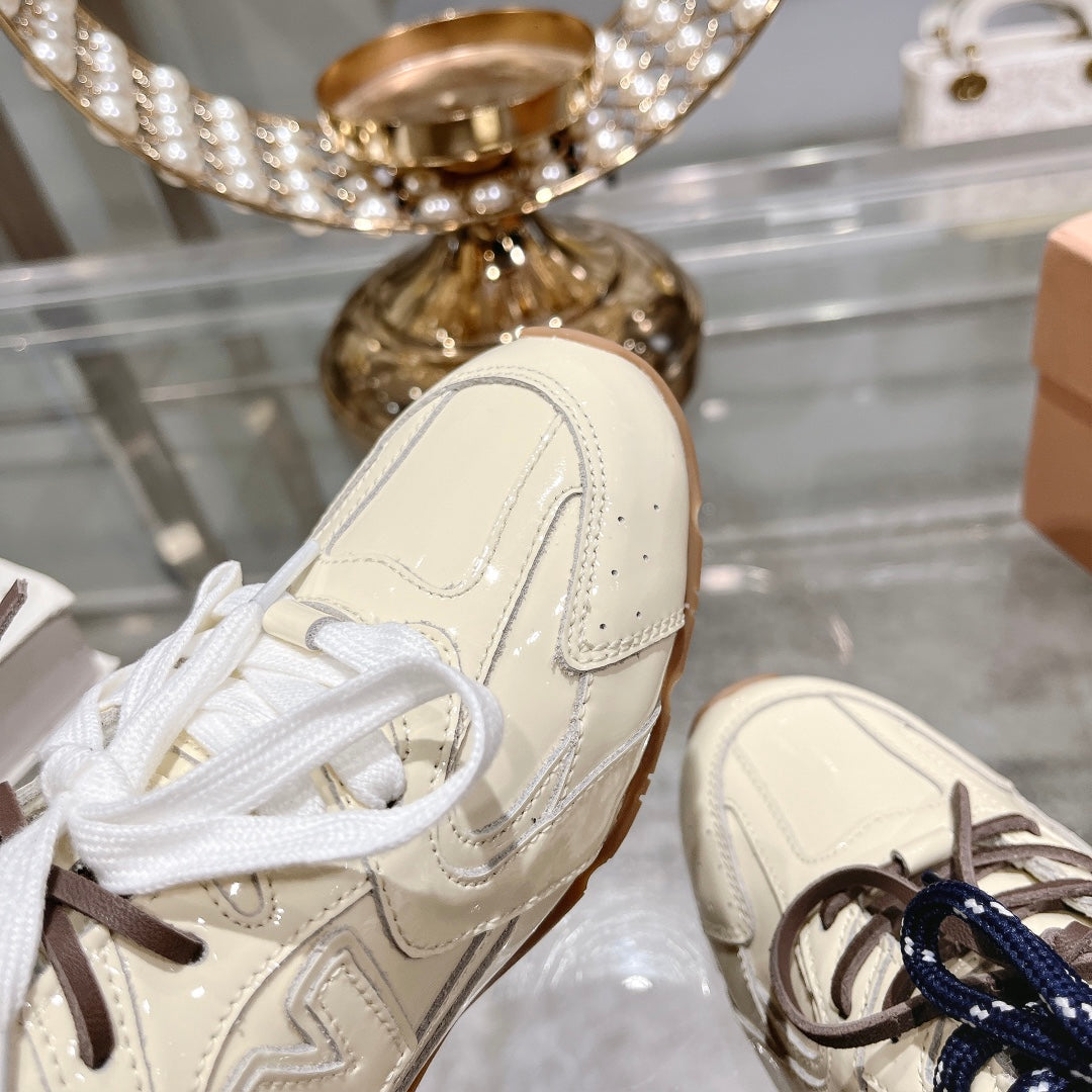 Light Cream Sneakers NB Cowhide - 34