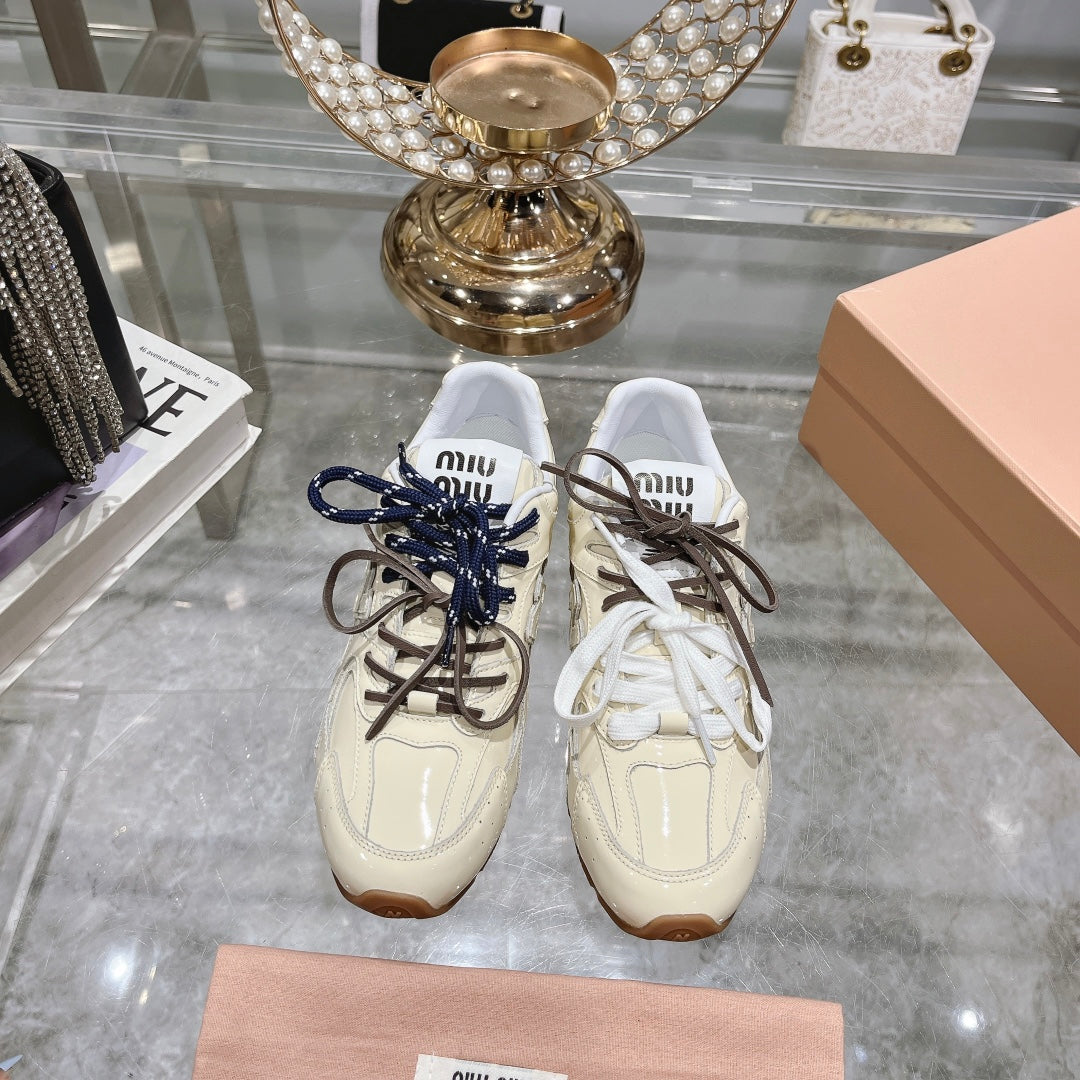 Light Cream Sneakers NB Cowhide - 34