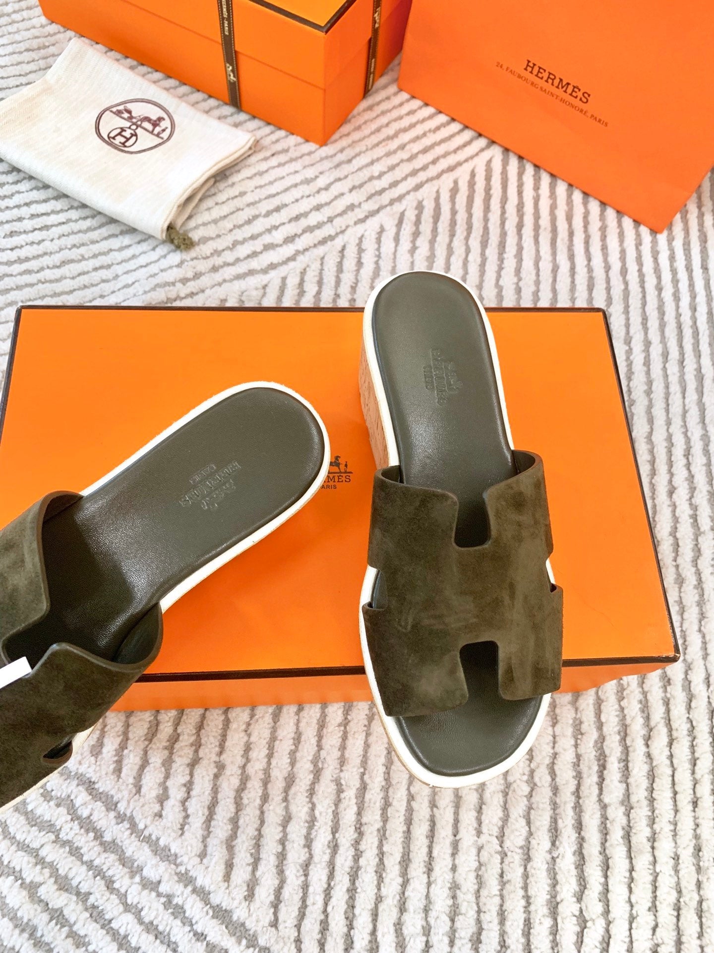 EZE 65 SANDAL ARMY SUEDE - 34