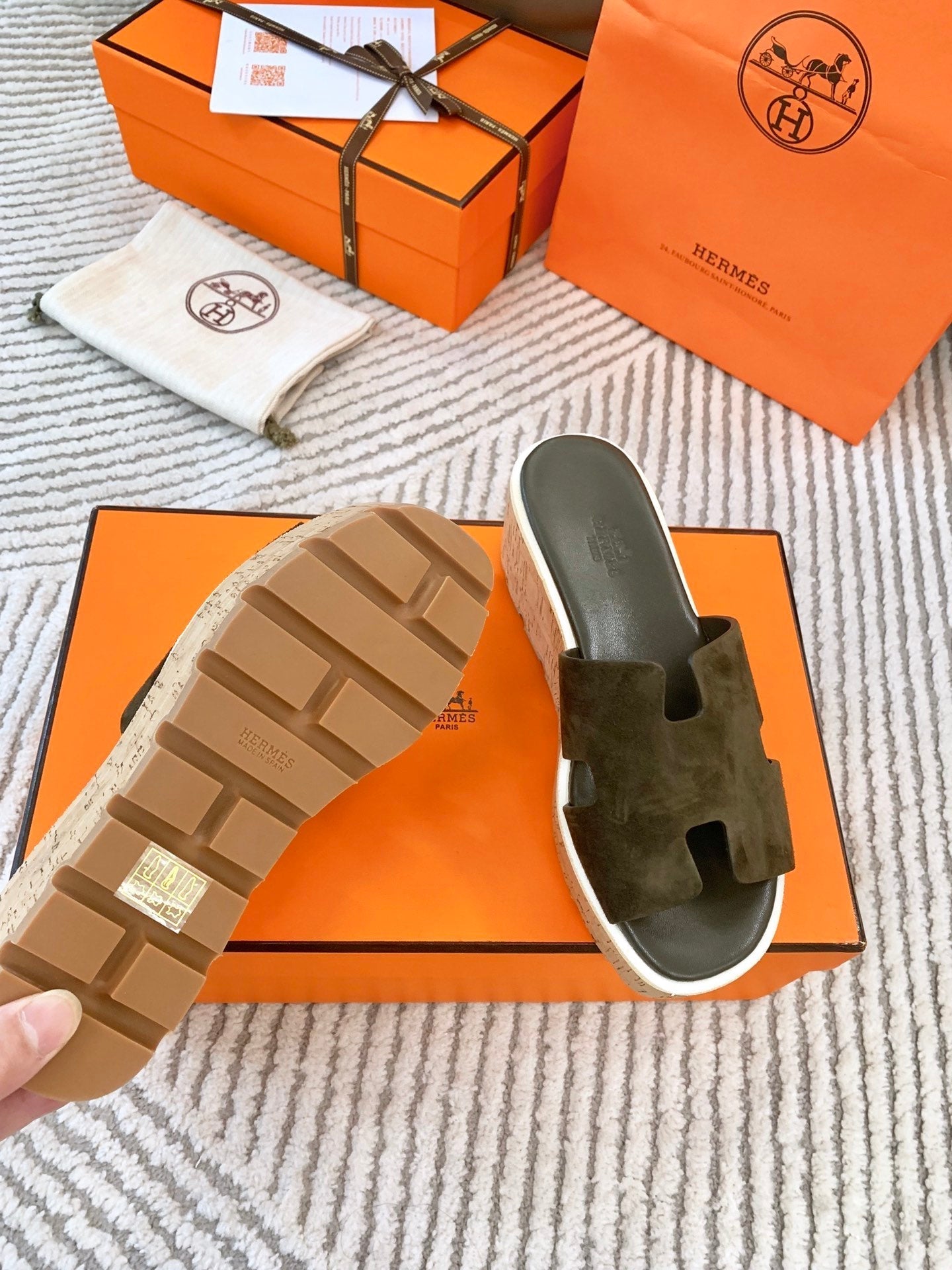 EZE 65 SANDAL ARMY SUEDE - 34