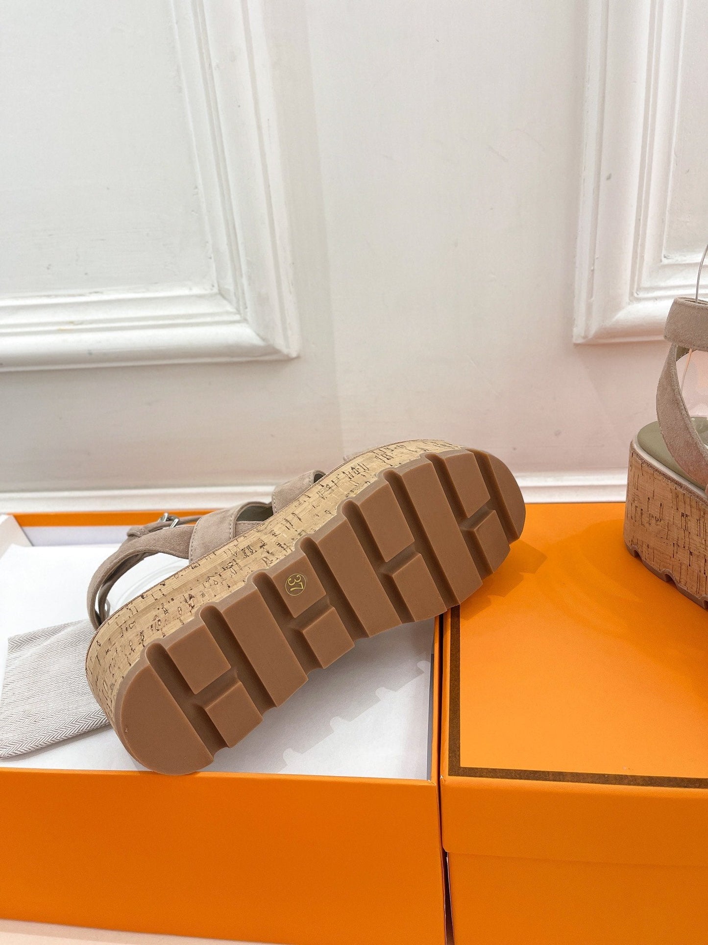 Havane 30 Sandal Light Brown Suede - 35