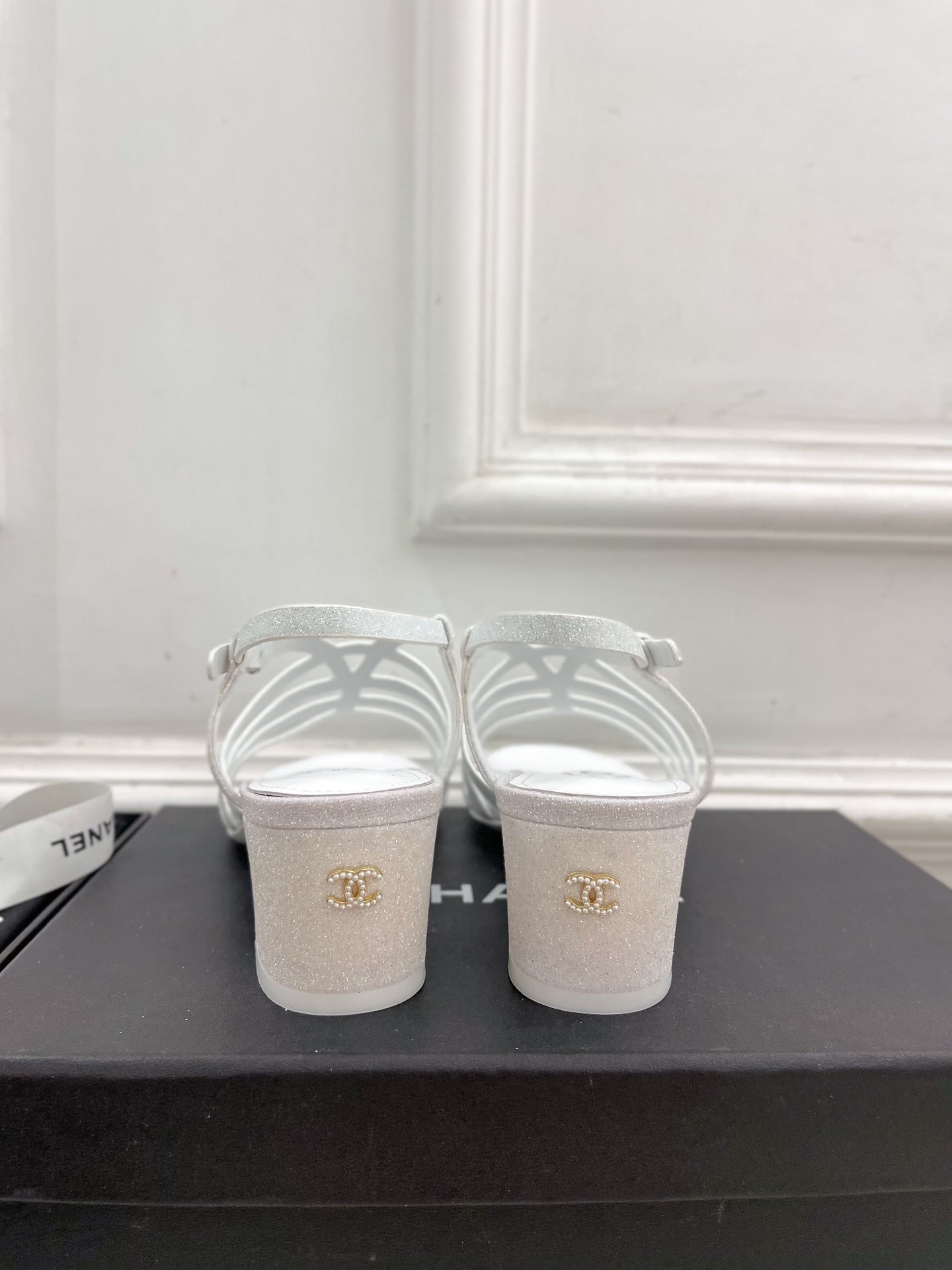 WHITE ROMAN 5 CM SANDALS - 35