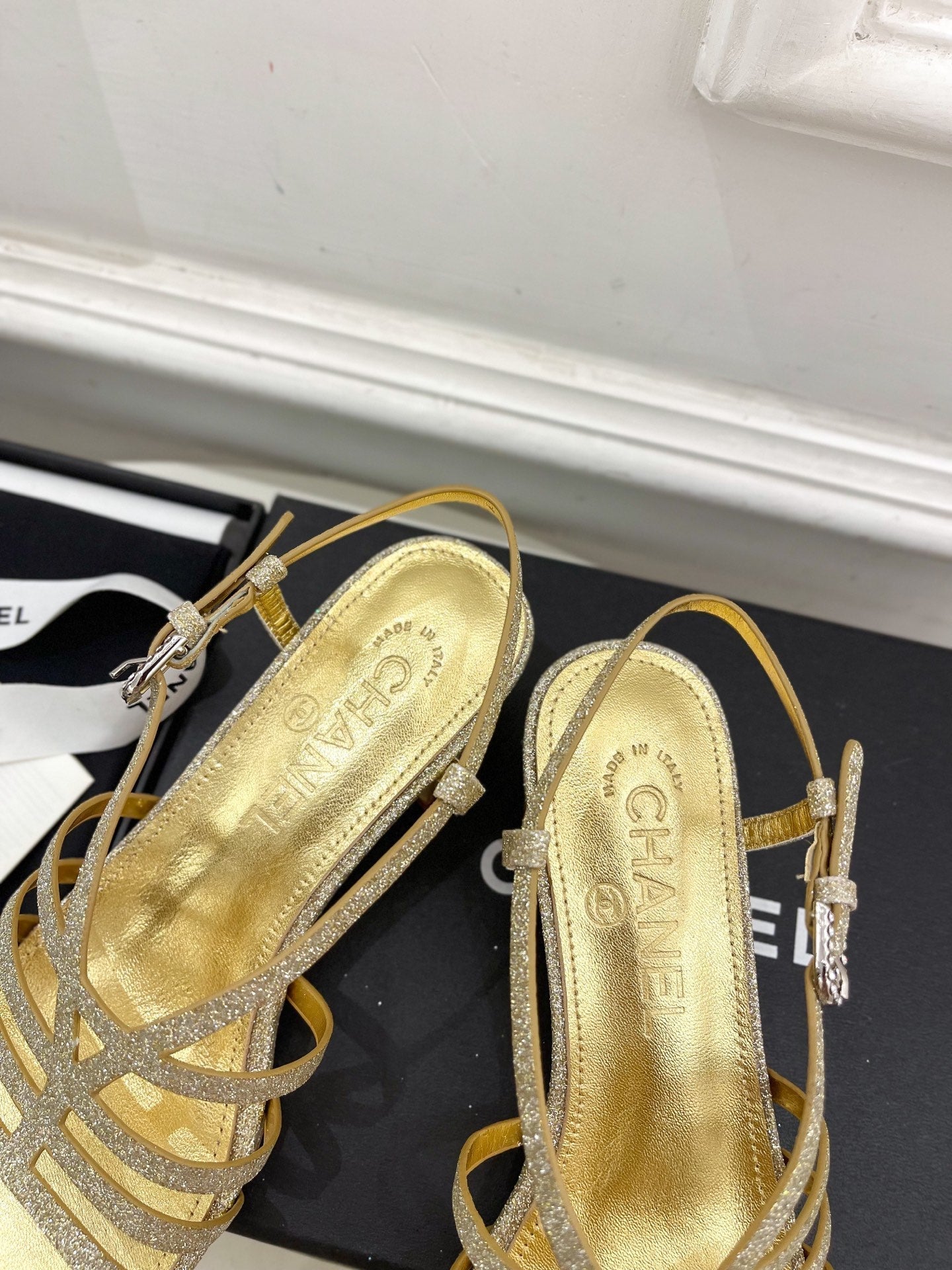 GOLD ROMAN 5 CM SANDALS - 35