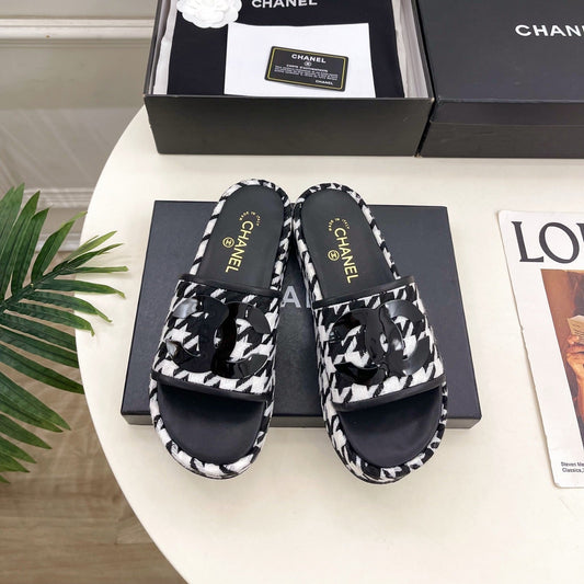 БОСОНІЖКИ CHANEL 26S 35 ММ З ЧОРНОГО ТВДУ