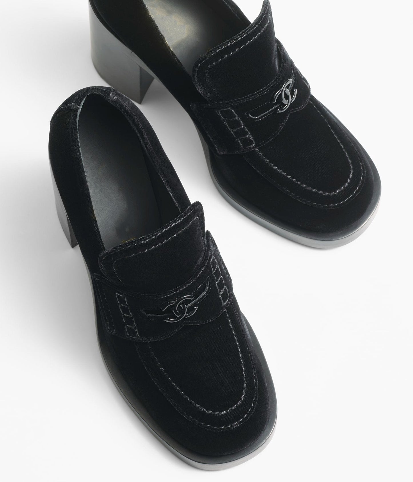 MOCCASINS BLACK VELVET - 35