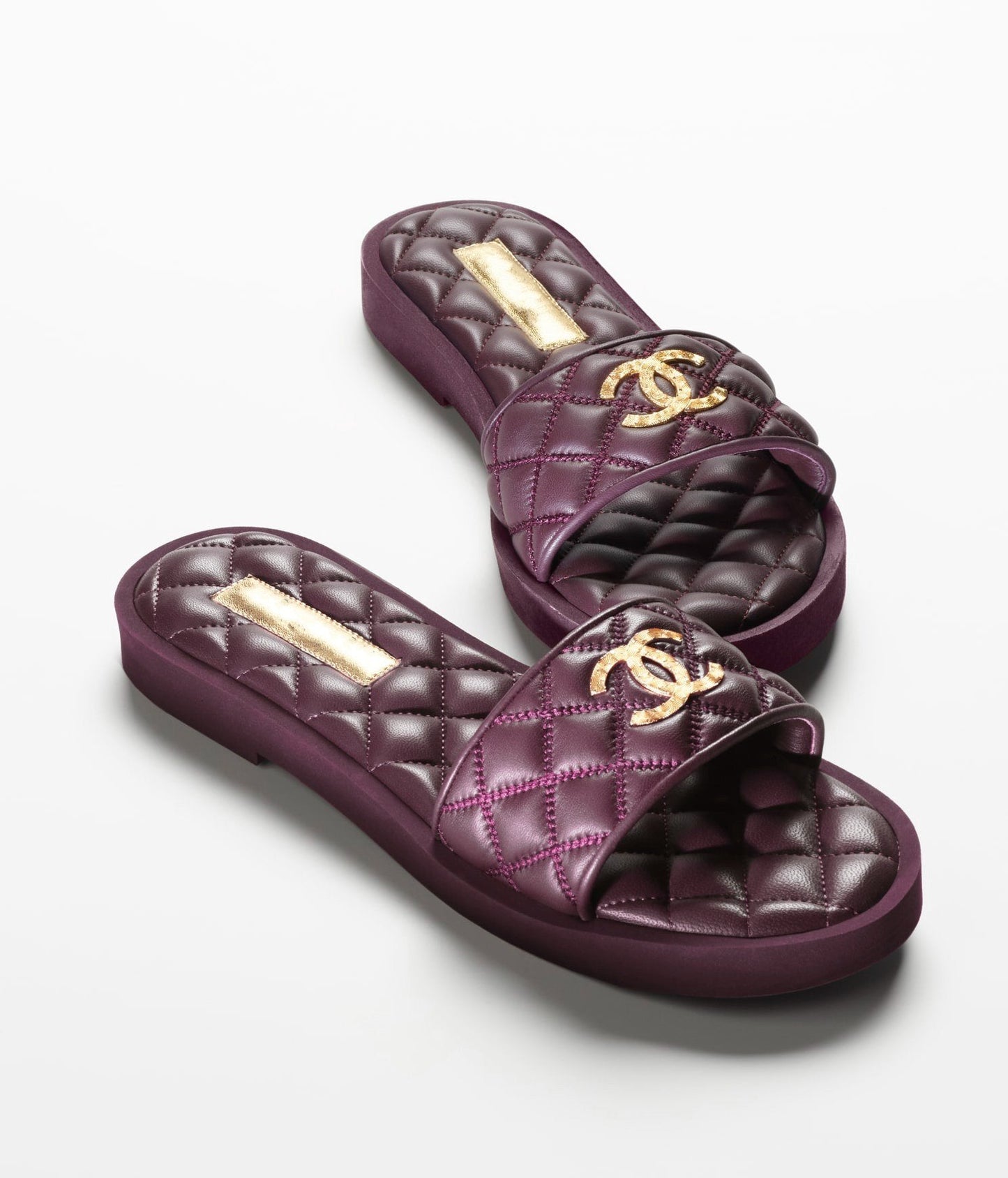 MULES BURGUNDY LAMBSKIN LAMBSKIN - 35