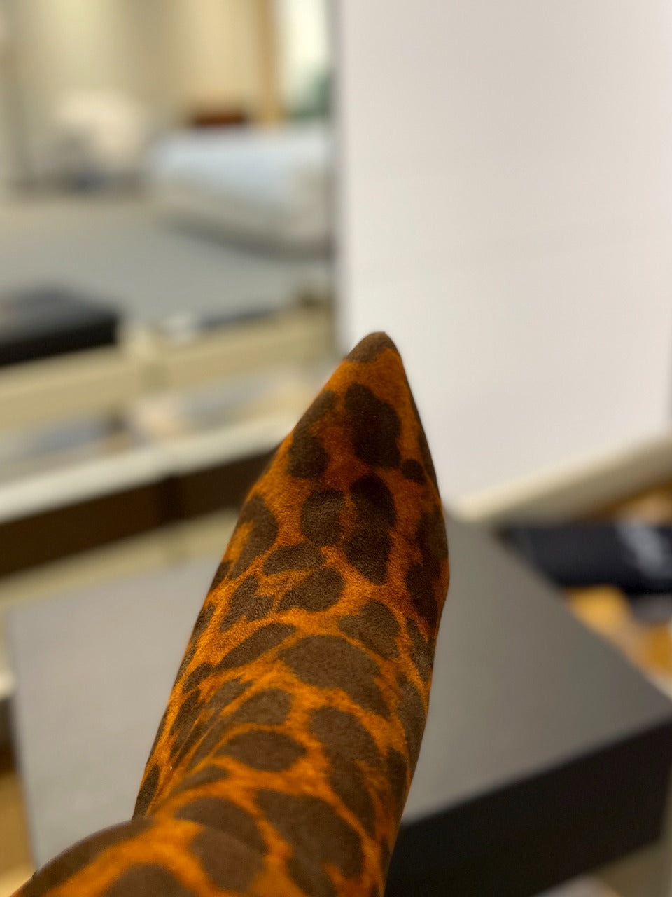 SL NIKI BOOTIES LEOPARD BRICK SUEDE - 34