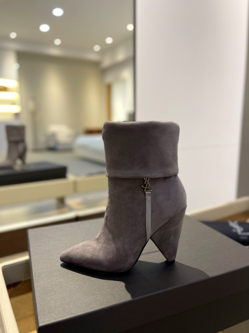 SL NIKI BOOTIES ANCHOR SUEDE - 34