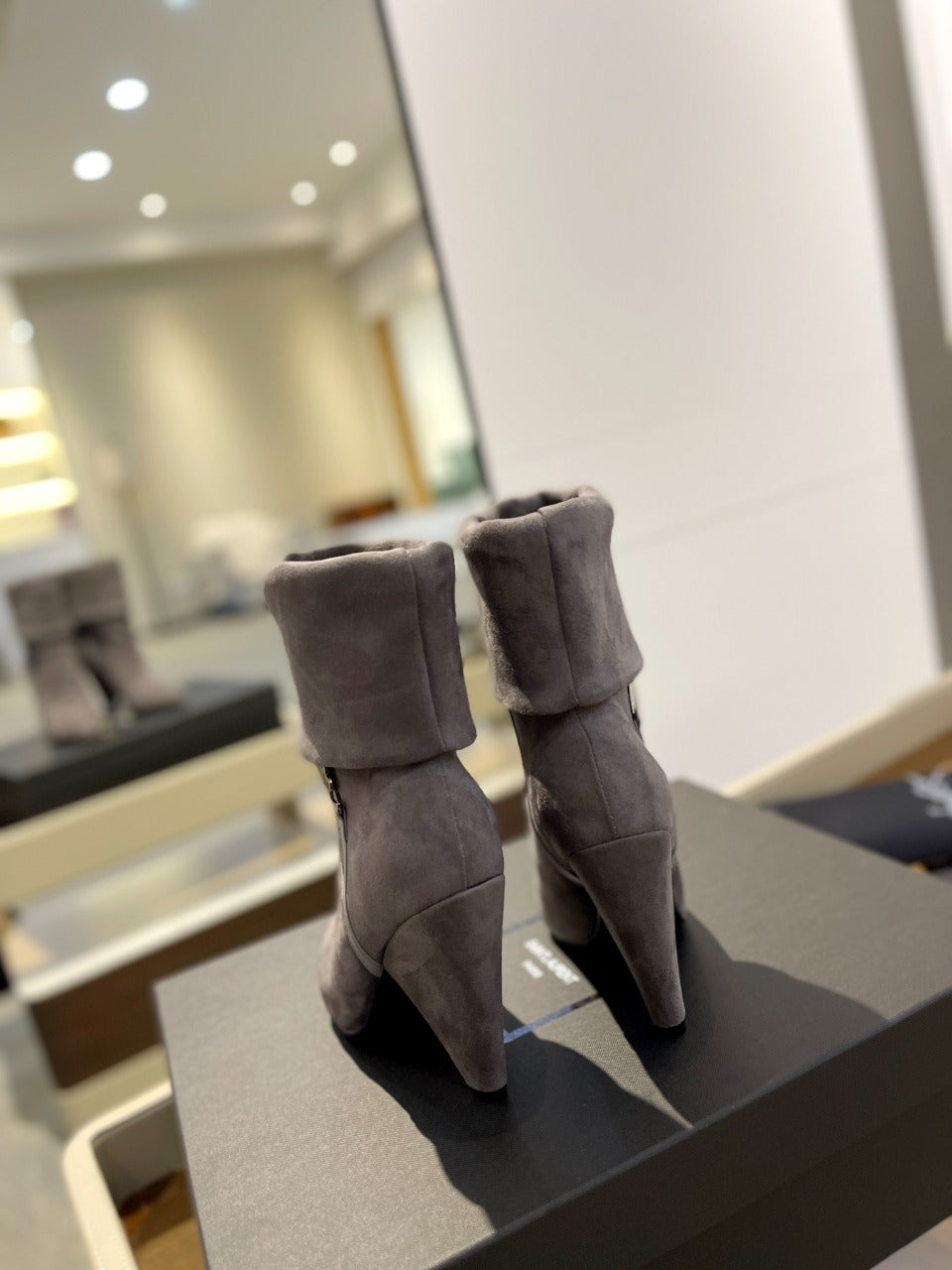 SL NIKI BOOTIES ANCHOR SUEDE - 34