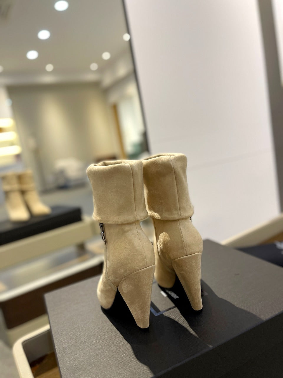 SL NIKI BOOTIES FLAX SUEDE - 34
