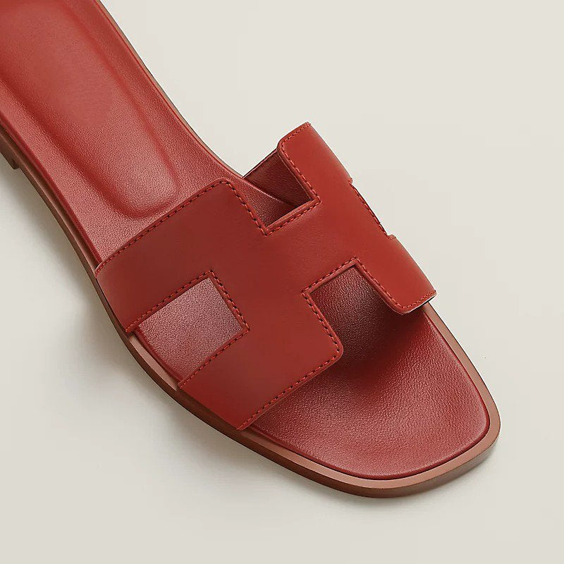 0RAN SANDAL ORANGE BRULEE - 35