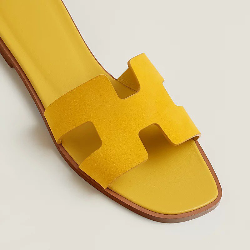 0RAN SANDAL JAUNE BOUTON - 35