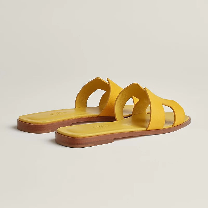 0RAN SANDAL JAUNE BOUTON - 35