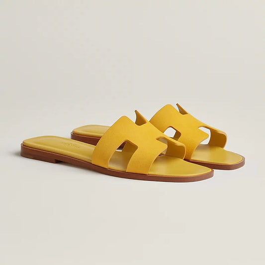0RAN SANDAL JAUNE BOUTON - 35