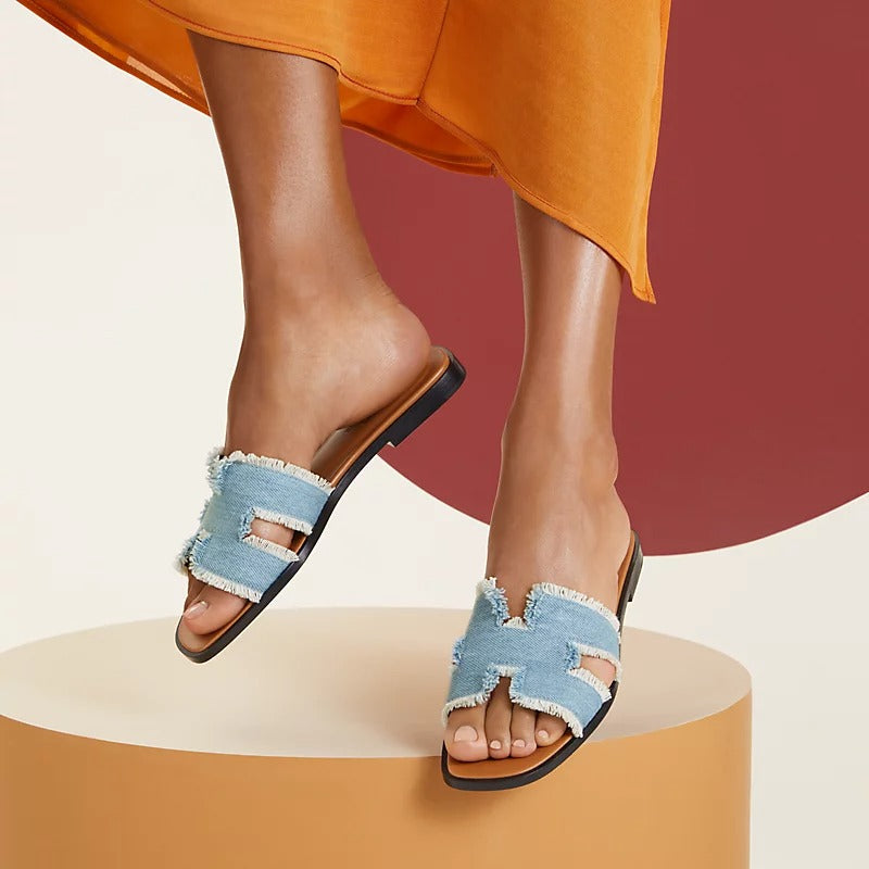 0RAN SANDAL BLEU CLAIR - 35