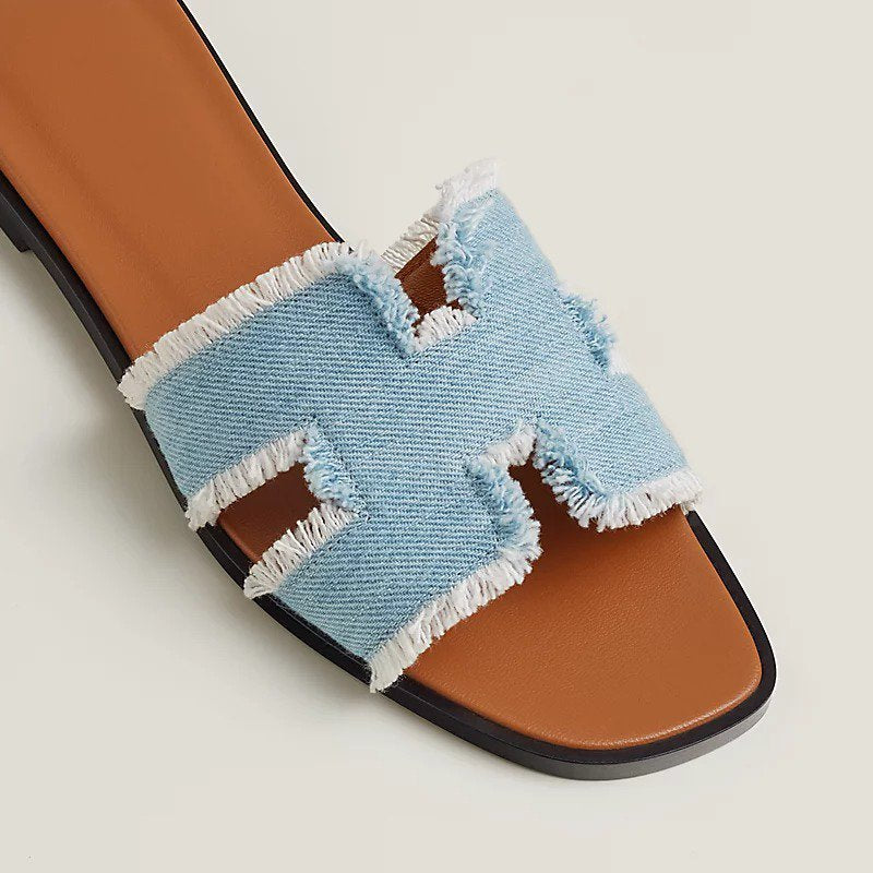 0RAN SANDAL BLEU CLAIR - 35