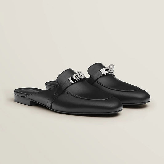 0z Mule Noir Silver - 35