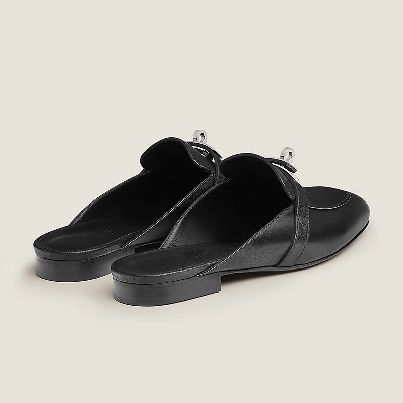 0z Mule Noir Silver - 35